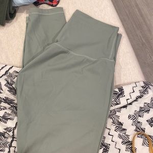 Sage green work out pants never women